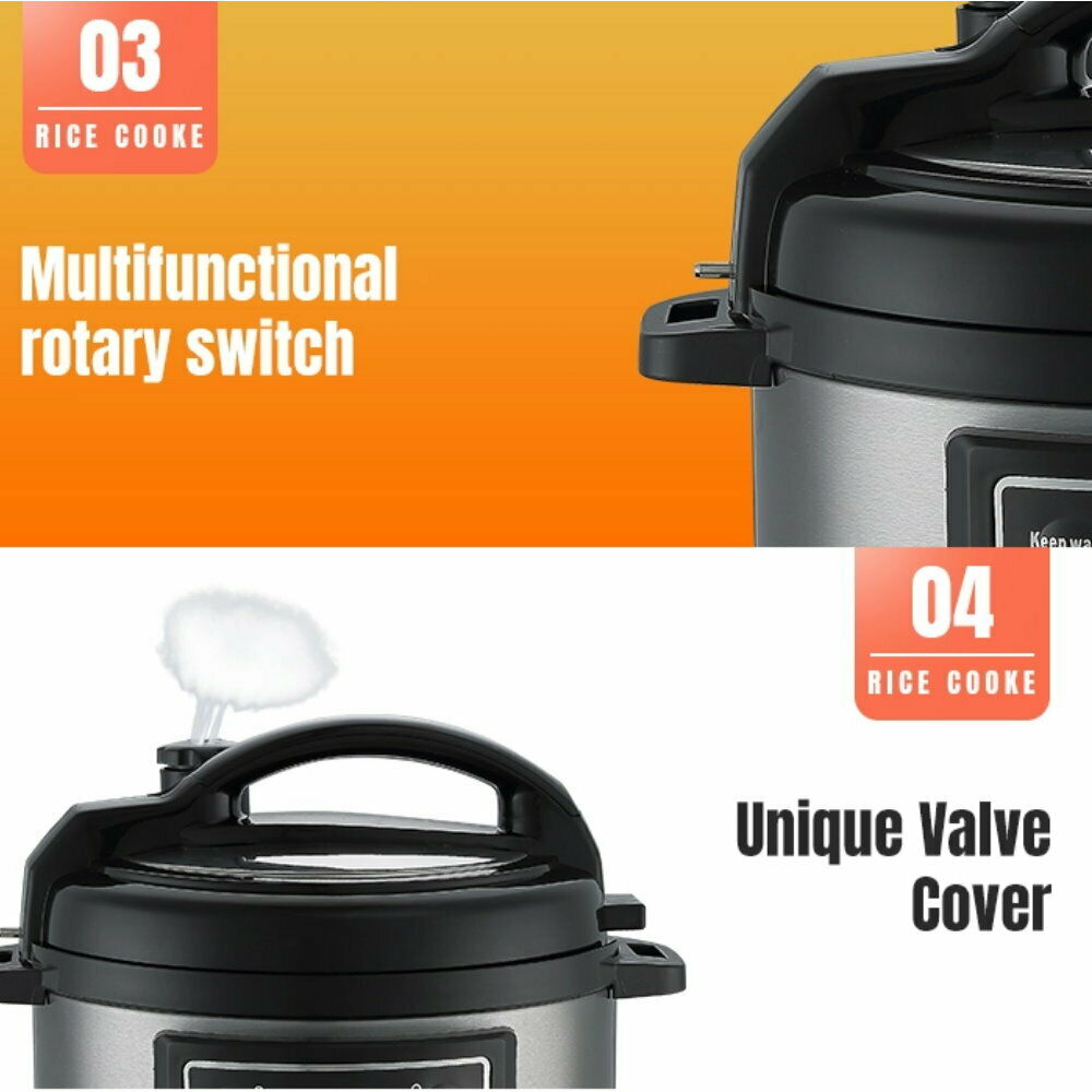 KAPAS 6L (6.34 Quart) Smart Programmable Electric Pressure Cooker