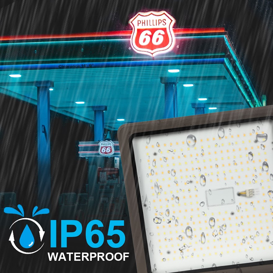 LED Canopy Lights 70Watt, 5000K Daylight White, 120-277V LED Shop Light for Warehouse, Garage,Backyard