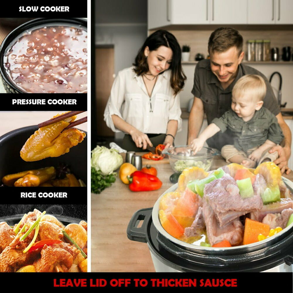 KAPAS 6L (6.34 Quart) Smart Programmable Electric Pressure Cooker