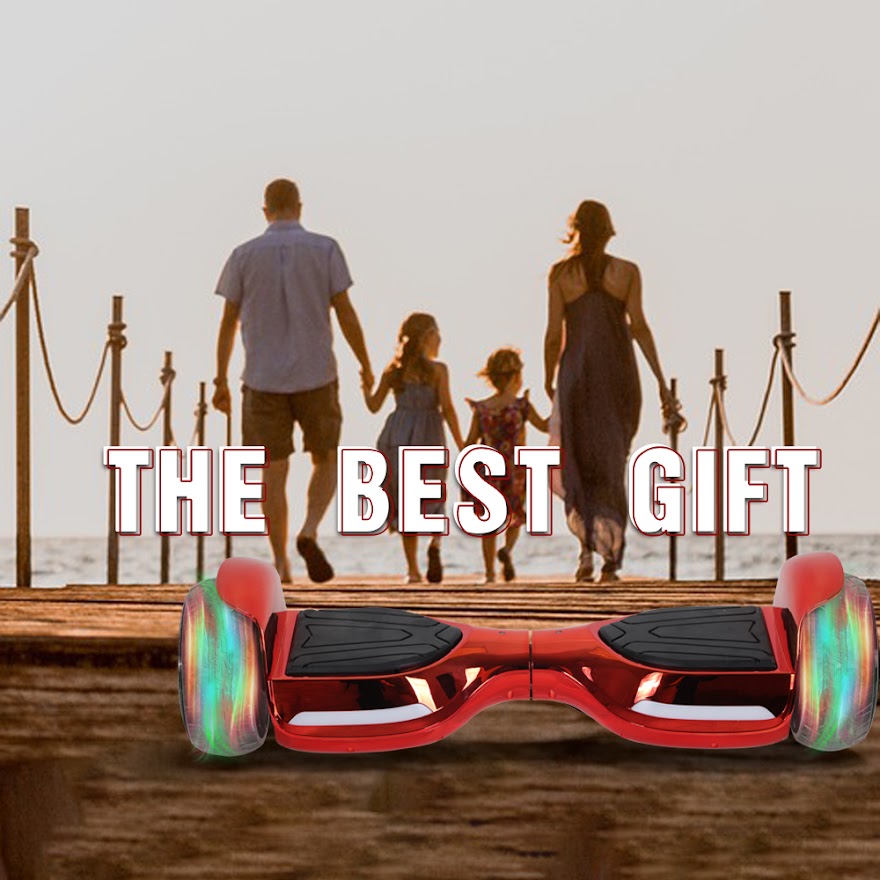 Hoverboard Newest Flash Light with 500W Motor, Off Road All Terrian 6.5" Self Balancing Hoverboards with Bluetooth Music Speaker