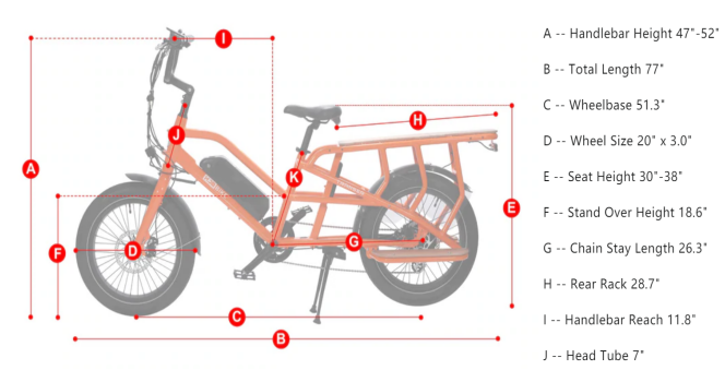 Electric Bike for Adults, 750W Motor 48V 15AH Removable Battery, 20" Tire Foldable Electric Bike