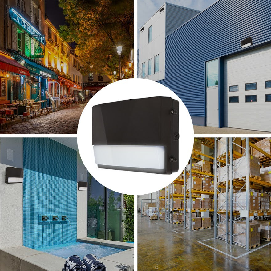 LED Wall Pack Light 70W, with Industrial Outdoor LED Wall Lights Out Door for House Warehouses