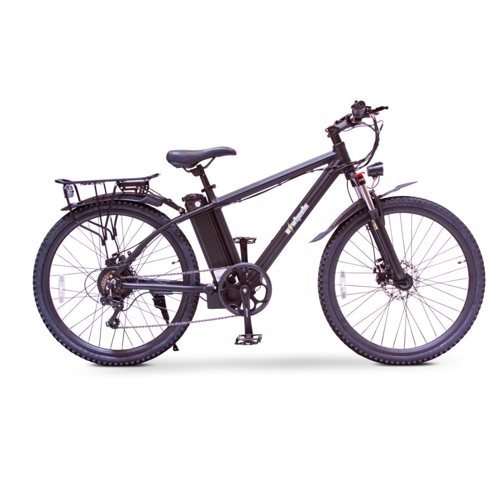Skrt Ebike 36 Volt/10 Ah 350 Watt 7 Speed Pedal Assist Electric Mountain Bike (Black)