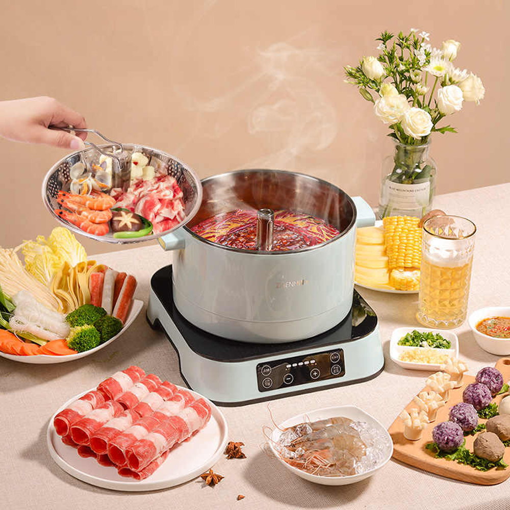 Kapas intelligence Lifting Hot Pot 2.5 Liters Household Automatic Multi-function Pot Lifting Split Type