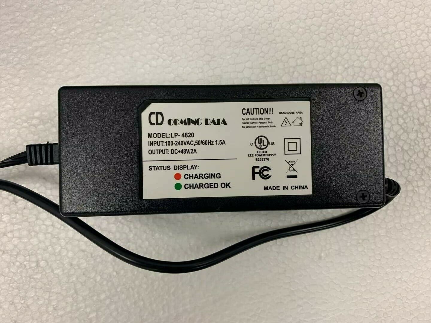 Charger 48V/2A for SKRT 1600W SCOOTER (MODEL: SKRT-CHALLENGER)