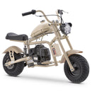 HOVER HEART Gas Mini Chopper Bike, DB003 Model 49.4 CC 2-Stroke Dirt Bike with Rear Shock Absorber, Headlight, Metal Frame, Rear Disc Brakes, Max Load 165Lbs, Up to 20Mph, EPA Approved