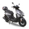 RAPPI RAPIDO-150 Silver 150CC Gas Motorcycle Adult Eqquipped Trunk, 4 Stroke, Single Cylinder, CVT