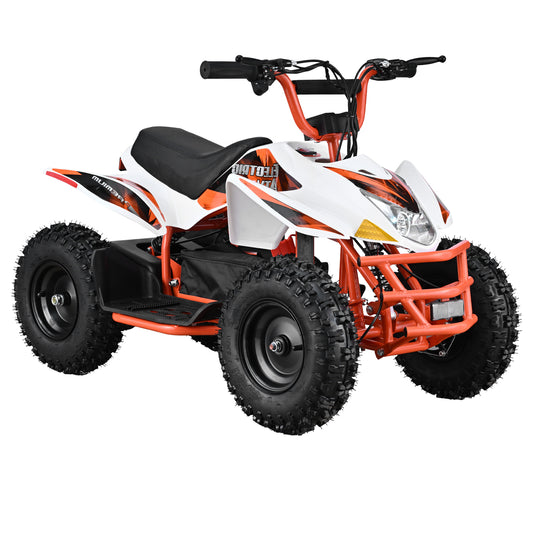 Electric ATV, 36V Kids Dirt Quad Bike 500W Powerful Motor, Long Range 8-10 Miles, Electric 4-Wheeler with Parent Speed Control, Dual Suspensions