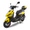 RAPPI RSS-50 Yellow Street Legal Scooter 50-49cc Equipped With Rear Storage Trunk, Four Stroke, Cylinder, CVT