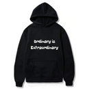 Ordinary is Extraordinary Logo Design. Ezwear Casual Hooded Sweatshirts, Long Sleeve Pullovers with Drawstring, Slight Stretch, Solid Color, Loose Fit,Daily Wear-Summer-Winter, 60% Cotton 40% Polyester, provide hoodies for McDonald's in the US