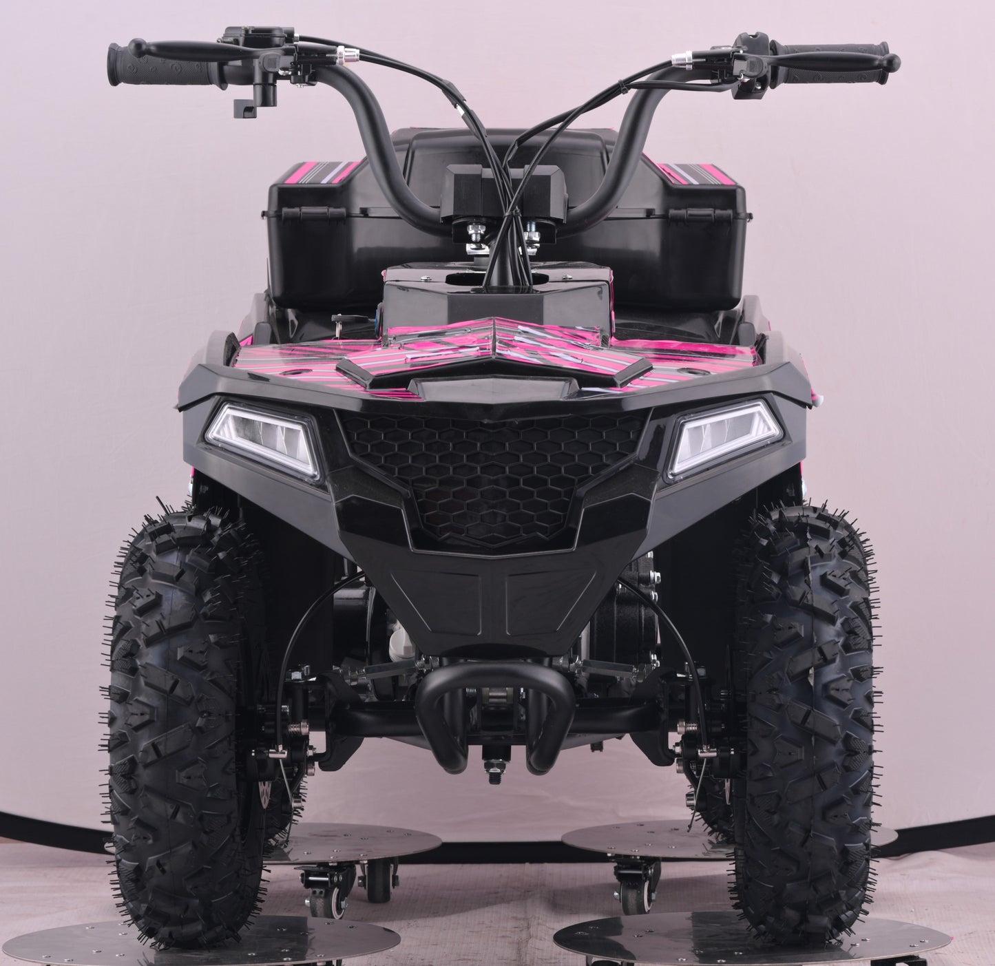 HOVER HEART Gas Dirt Quad for Kids Teenager, 40cc 4-Stroke 4-Wheeler for Teens, Air-cooled, Speed Control, Suspension, Disc Brake, No Mix Oil Required