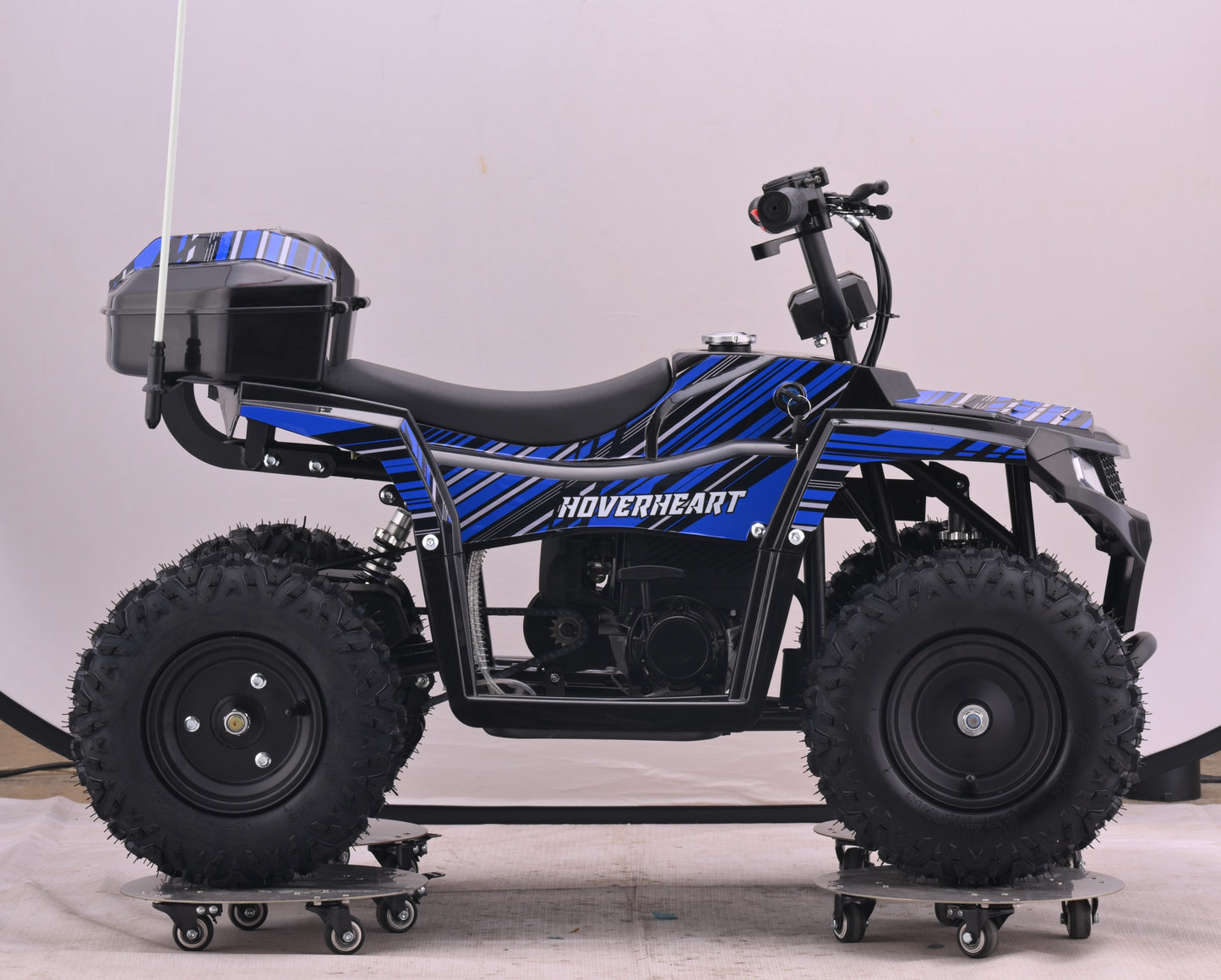 HOVER HEART Gas Dirt Quad for Kids Teenager, 40cc 4-Stroke 4-Wheeler for Teens, Air-cooled, Speed Control, Suspension, Disc Brake, No Mix Oil Required