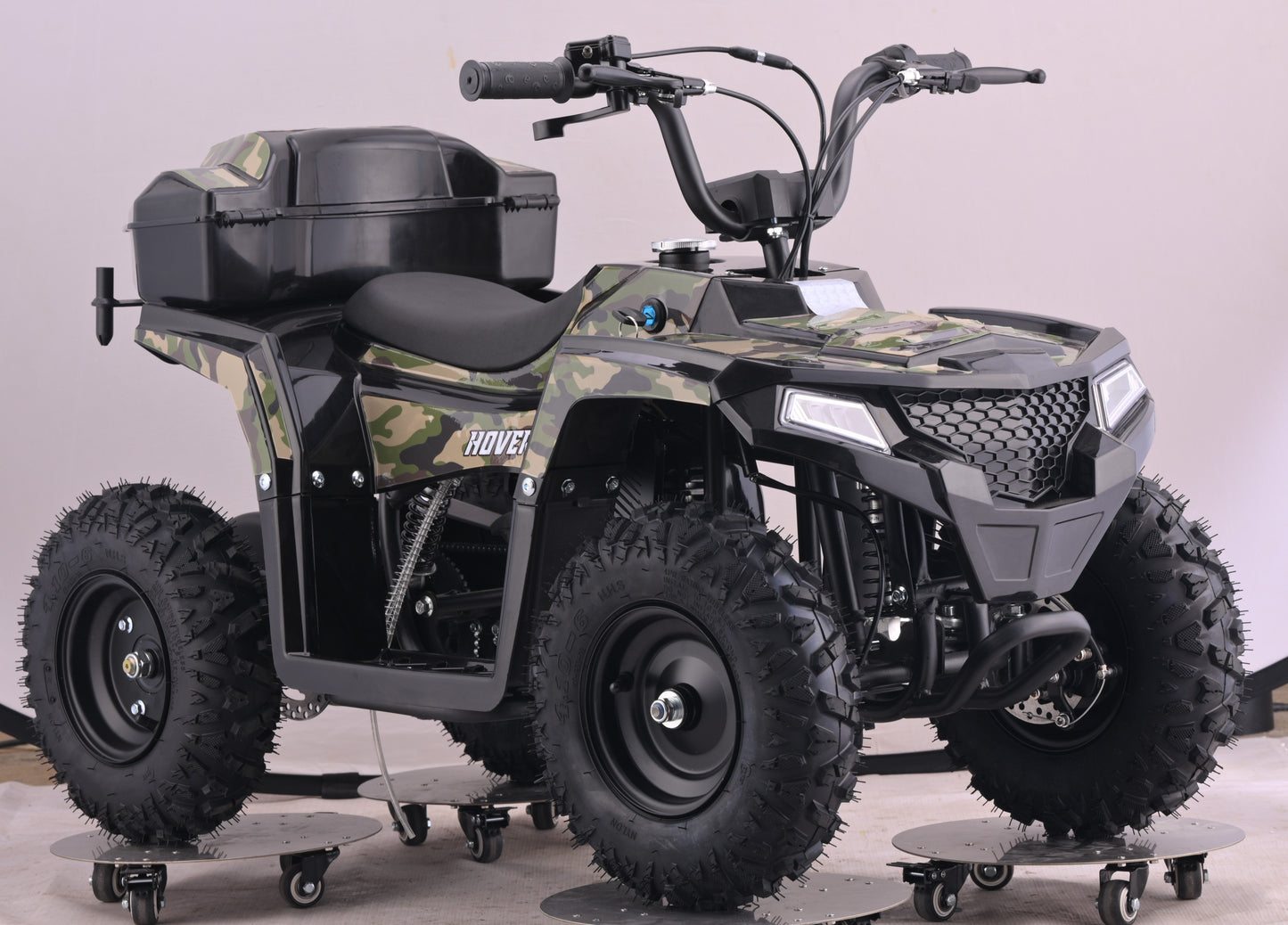 HOVER HEART Gas Dirt Quad for Kids Teenager, 40cc 4-Stroke 4-Wheeler for Teens, Air-cooled, Speed Control, Suspension, Disc Brake, No Mix Oil Required