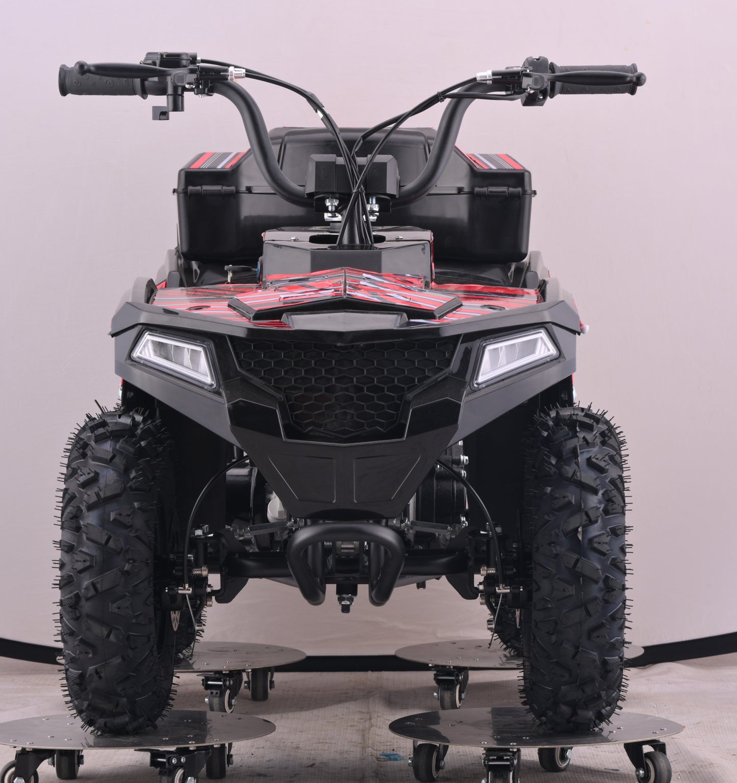 HOVER HEART Gas Dirt Quad for Kids Teenager, 40cc 4-Stroke 4-Wheeler for Teens, Air-cooled, Speed Control, Suspension, Disc Brake, No Mix Oil Required