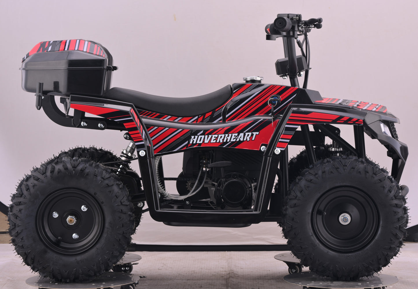 HOVER HEART Gas Dirt Quad for Kids Teenager, 40cc 4-Stroke 4-Wheeler for Teens, Air-cooled, Speed Control, Suspension, Disc Brake, No Mix Oil Required