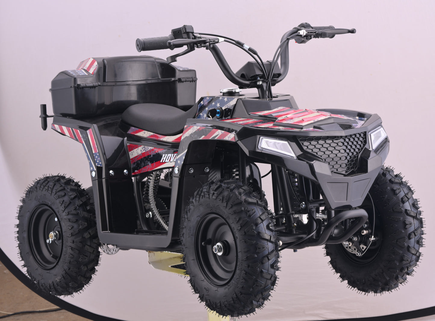 HOVER HEART Gas Dirt Quad for Kids Teenager, 40cc 4-Stroke 4-Wheeler for Teens, Air-cooled, Speed Control, Suspension, Disc Brake, No Mix Oil Required