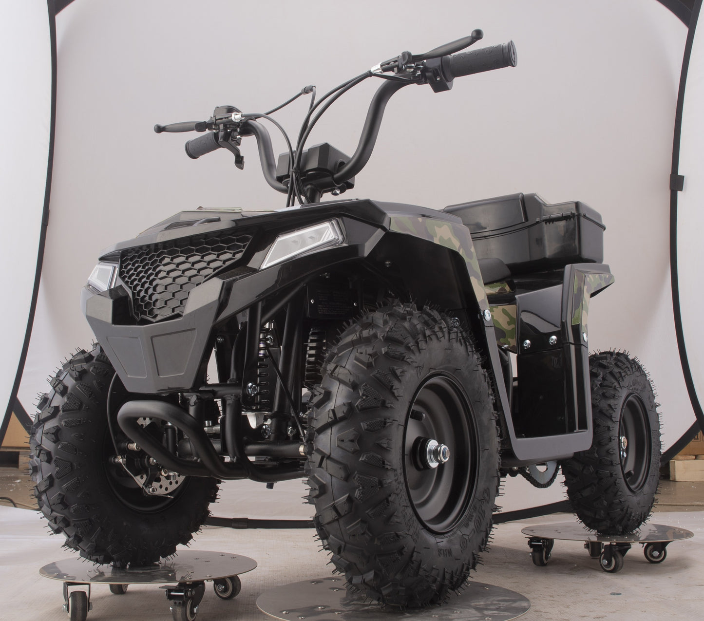 HOVER HEART Gas Dirt Quad for Kids Teenager, 40cc 4-Stroke 4-Wheeler for Teens, Air-cooled, Speed Control, Suspension, Disc Brake, No Mix Oil Required