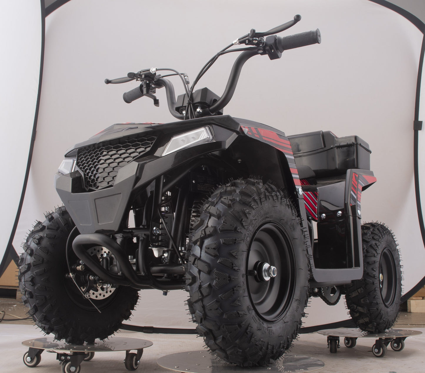 HOVER HEART Gas Dirt Quad for Kids Teenager, 40cc 4-Stroke 4-Wheeler for Teens, Air-cooled, Speed Control, Suspension, Disc Brake, No Mix Oil Required