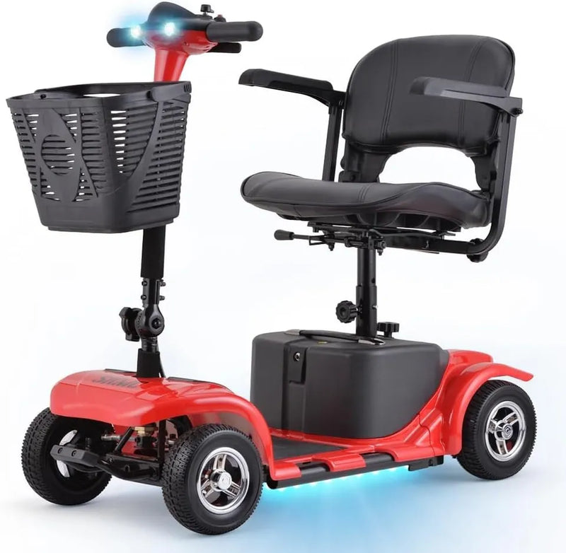 Front Part Area for SKRT mobility scooter Red and Blue, include handle bar