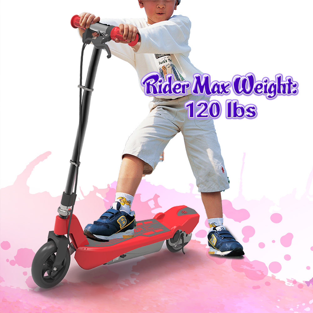 Electric Scooter for Kids-Red