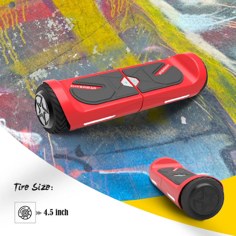 4.5" Hoverboard Two-Wheel Self Balance Electric Scooter for Kids UL2272 Listed-RED