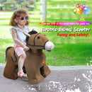 Electric Oversized Stuffed Ride on Horse Toy Animals for 3-7 Years Old (6V/7A)