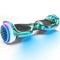 Crystal Light Wheel Hoverboard, New Version Bluetooth Hover Board, Chrome and Design Color Self-Balance Electric Scooter