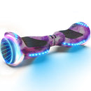 Crystal Light Wheel Hoverboard, New Version Bluetooth Hover Board, Chrome and Design Color Self-Balance Electric Scooter