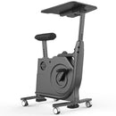 Exercise Bike Standing,Home Office Standing Desk Exercise Bike-Black