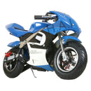 Mini Gas Power Pocket Bike Motorcycle,40CC 4-Stroke Ride on Toys by EPA Approved (Blue)