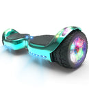 H-Rogue All-Terrain Bluetooth Hoverboard with Light-Up Wheels | Turquoise