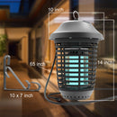 Electric Bug Zappers, 40W Outdoor Pest Control Lantern for Mosquitoes, Flies, Gnats, Pests & Other Insects
