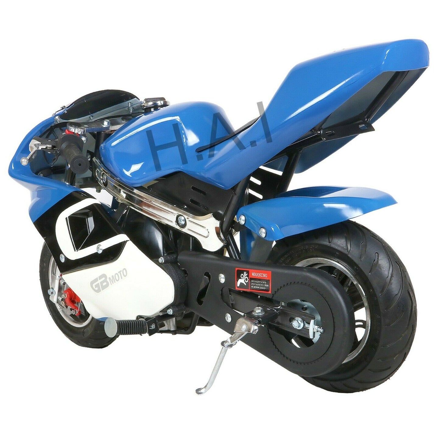 Mini Gas Power Pocket Bike Motorcycle,40CC 4-Stroke Ride on Toys by EPA Approved (Blue)