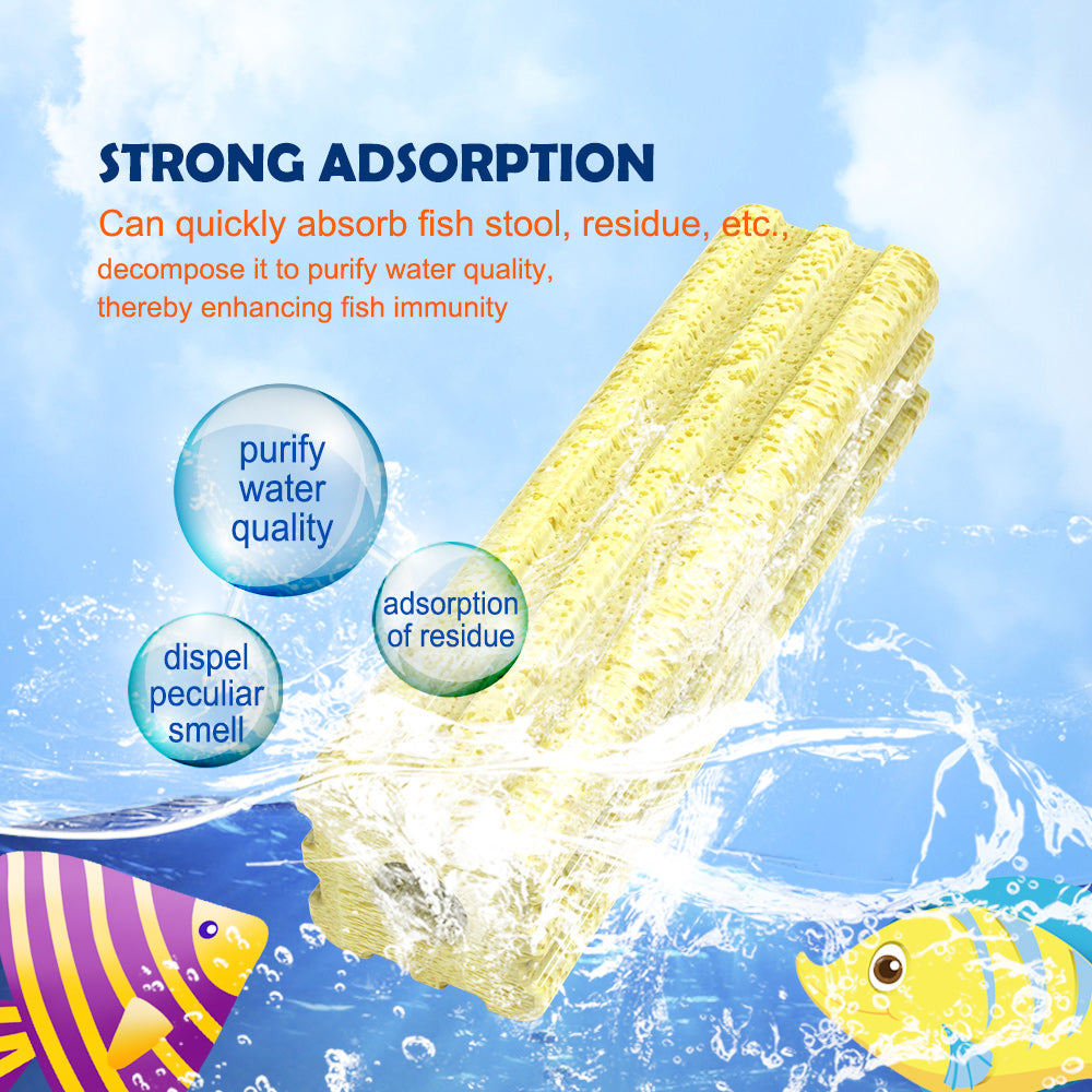 Aquarium Filter Media Porous 100pcs Bio Ceramic for Fresh Water, Sea Water Aquarium Fish Tank and Koi Pond