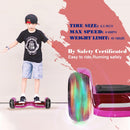 Hoverboard  Newest Flash Light with 500W Motor, Off Road All Terrian 6.5" Self Balancing Hoverboards with Bluetooth Music Speaker