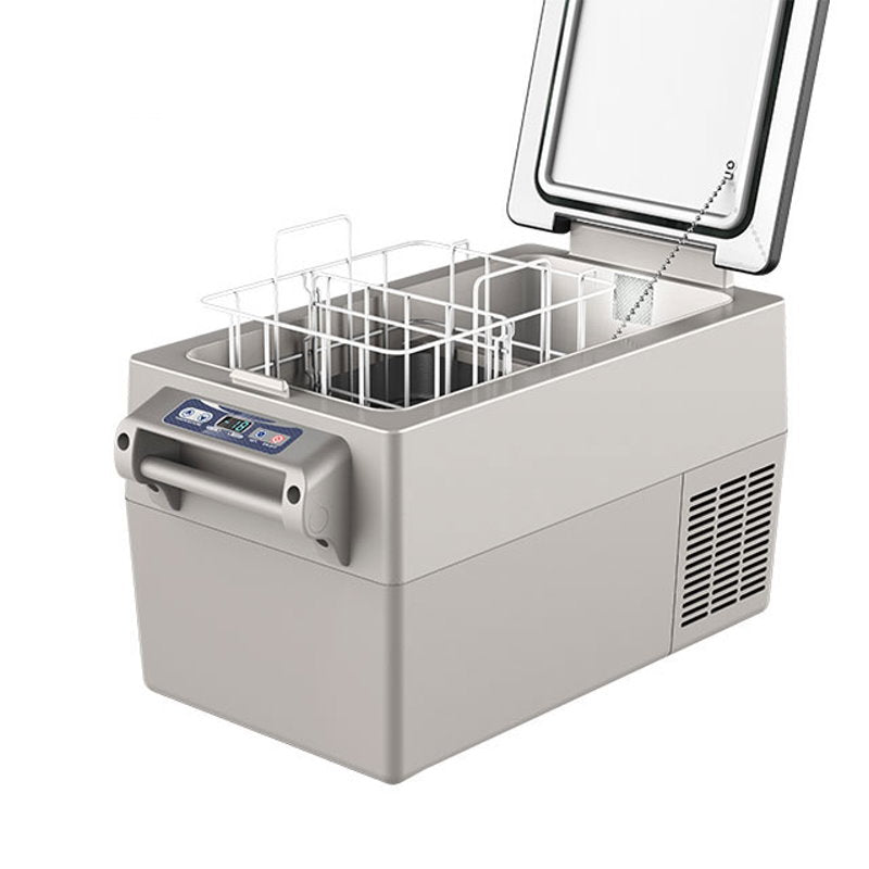 KAPAS 32L(34 Quarts) DC 12/24V portable compressor refrigerator freezer car fridge for car, home, truck and camping