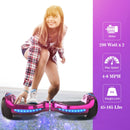 Crystal Light Wheel Hoverboard, New Version Bluetooth Hover Board, Chrome and Design Color Self-Balance Electric Scooter