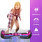 Crystal Light Wheel Hoverboard, New Version Bluetooth Hover Board, Chrome and Design Color Self-Balance Electric Scooter