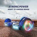 Newest  Electric Hoverboard Dual Motors Two Wheels Hover Board Smart Self Balancing Scooter with Built-in Bluetooth Speaker LED Lights for Adults