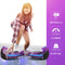 Crystal Light Wheel Hoverboard, New Version Bluetooth Hover Board, Chrome and Design Color Self-Balance Electric Scooter