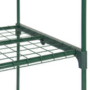 SUNORGREEN 4 Tier Mini Greenhouse With Sturdy Portable Shelves , COVER AND ROLL-UP ZIPPER DOOR