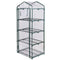 SUNORGREEN 4 Tier Mini Greenhouse With Sturdy Portable Shelves , COVER AND ROLL-UP ZIPPER DOOR