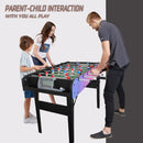 FITPHER 4 ft Foosball Table Game, Foldable and Portable 48'' Football Game Table, Multi Person Table Soccer Perfect for Families, Recreational Game Rooms, Arcades, Bars, Parties, Family Night