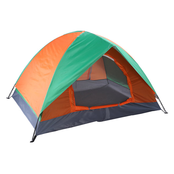 Outdoor/Indoor 2 person Camping Dome Tent, Double Door Windproof for Camping, Hiking, Backpacking & Mountaineering
