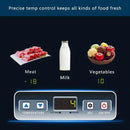 KAPAS 42L(44 Quarts) DC 12/24V portable compressor refrigerator freezer car fridge for car, home, truck and camping