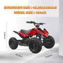 HOVERHEART Mars 24V 350W Electric Quad Battery-Powered MINI ATV - Red