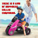 Battery Operated Electric Trike Motorcycles Ride-On for Kids  | Pink