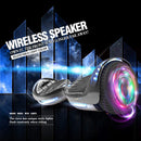 HOVERSTAR Hoverboard All New Version-HS2.0, Chrome Color & Coating Skins Two Wheels Self-Balancing Scooter with Wireless Speaker Playing Music & Led Wheels Flashing Lights