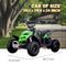 SKRT MONSTER INSECT 24V 100W ALL TERRIAN MINI ELECTRIC QUAD BIKE ATV FOR KIDS (6~12 YEARS OLD)Green