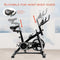 Indoor Cycling Bike with Quiet Flywheel & Pulse Sensor/Ipad Mount Pro Exercise Bike/Silver